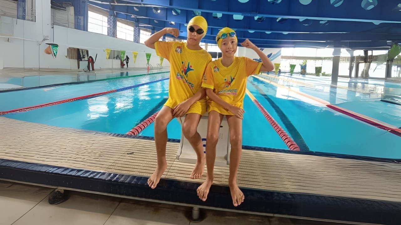 Atletas vencedores do projeto Esporte Sem Limites